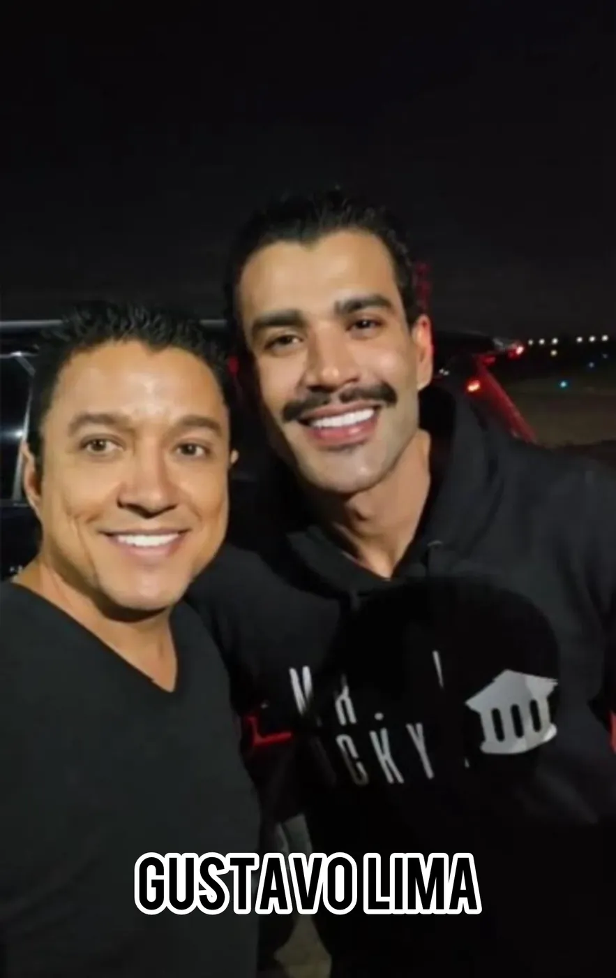 Pedrinho com artista