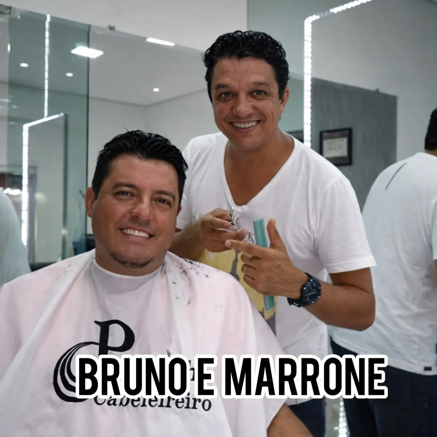 Pedrinho com artista