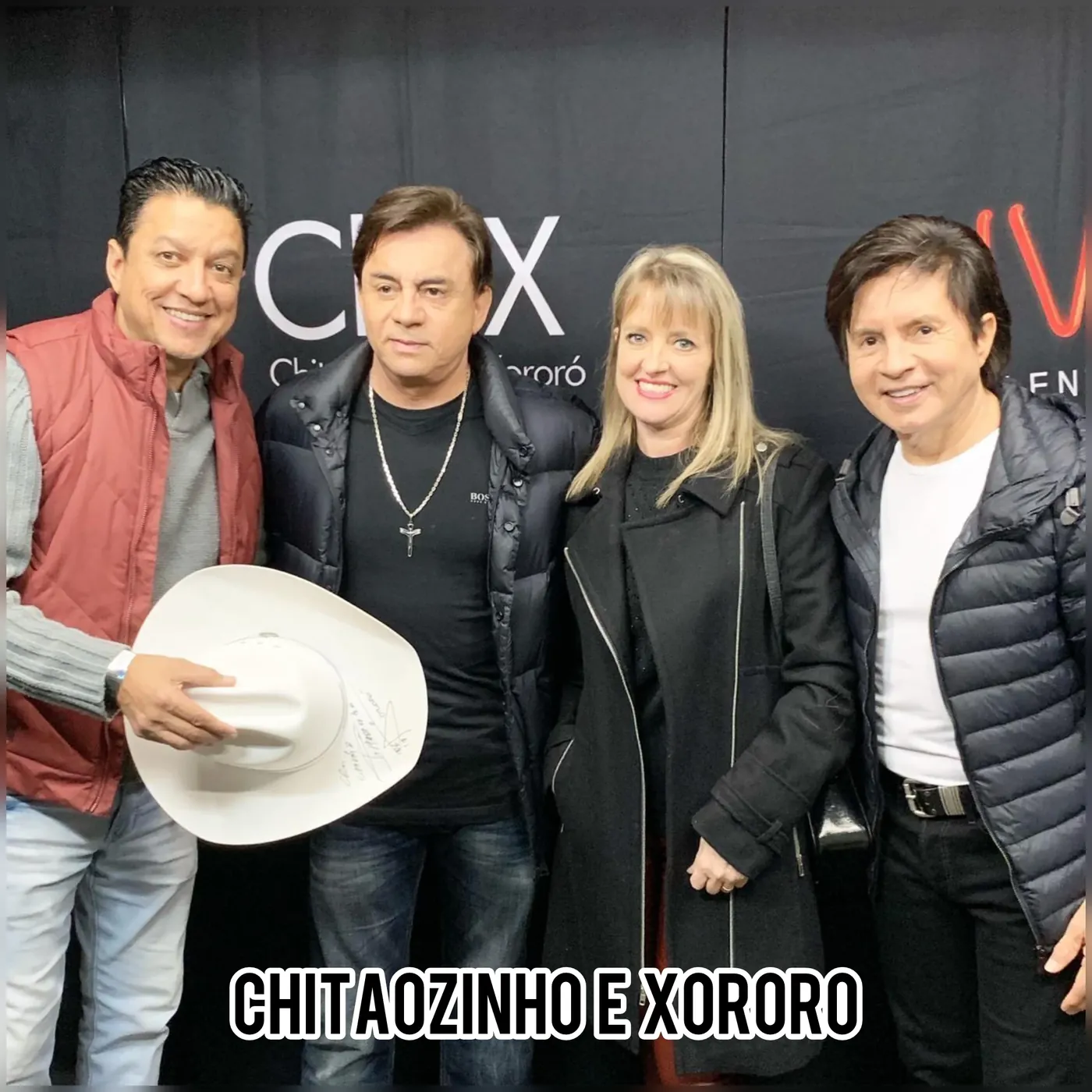 Pedrinho com artista