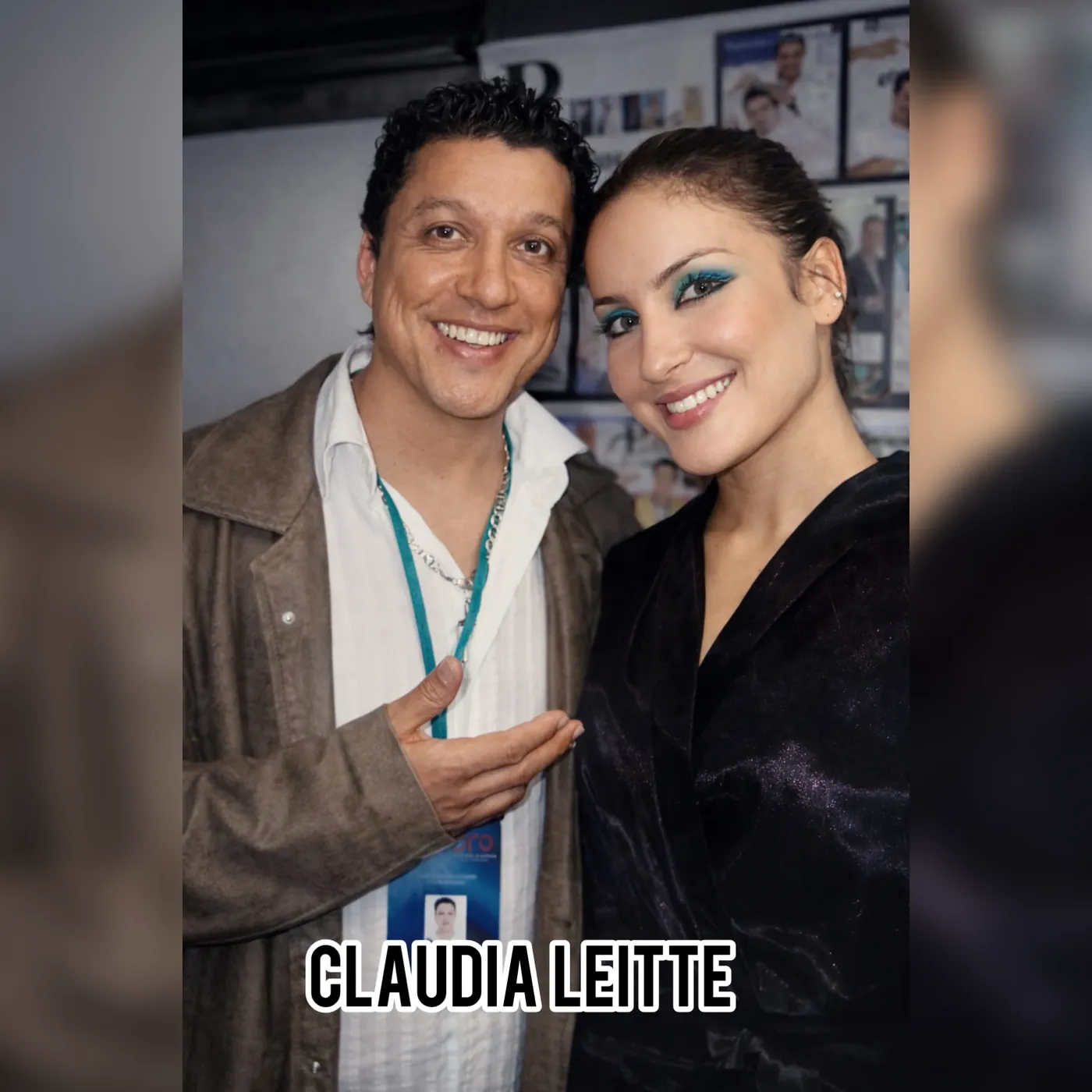 Pedrinho com artista